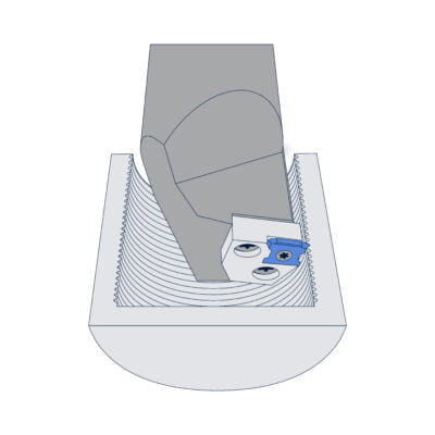 QuadCut threading system