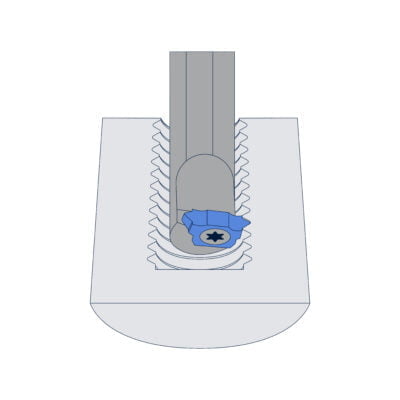 QuadCut threading system